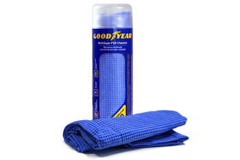 Замша синтетическая в тубе с тиснением Goodyear (43*64 см) GY000002