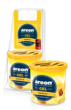Ароматизатор на панель Areon GEL CAN Blister vanilla 704-GCB-09
