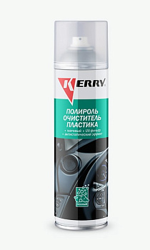 KR-905-9 Полироль-очиститель пластика салона с матовым эффектом 335 мл (вишня)