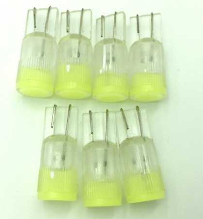 Светодиод 24V T10-COB-1W  WHITE Transparent Star Light  (10шт) 24-296