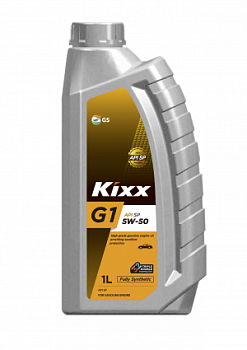 KIXX Synthetic G1 5w50 SP бензин  1 л (масло синтетическое)