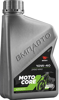 ВМП Моторное масло MOTO CORE КРОСС 4Т 10w40 SL МА2 1л п/с 9343
