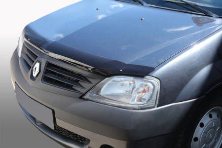Спойлер на капот RENAULT LOGAN VORON GLASS с еврокрепежом AZARD