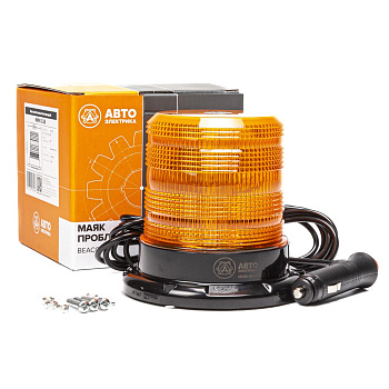  Маяк сигнальный импульсный 12/24 В, желтый, 30 LED, D=128мм H=122мм АЕ
