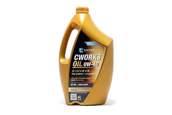 CWORKS OIL 0W-40 A3/B4, 4L Масло моторное синт.