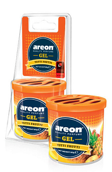 Ароматизатор на панель Areon GEL CAN Blister Tutti frutti 704-GCB-08