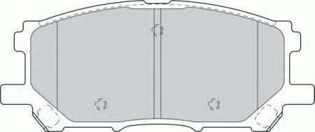 Колодки тормозные V981 Toyota PF1497k1 04465-48100   FINWHALE
