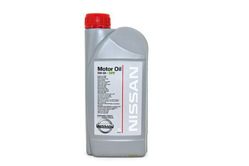 NISSAN  5W30  SM/CF,  1 л (масло синтетическое) пласт.канистра