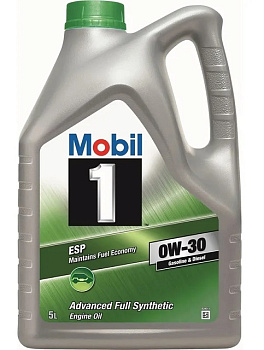 MOBIL 1 ESP 0w30  SN, C2/C3   5 л (масло синтетическое)