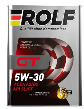 Rolf GT 5W30 A5/B5 SL/CF 4л (металл) синт