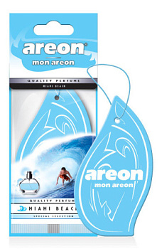Ароматизатор сухой AREON MON плавник Miami Beach 704-043-308