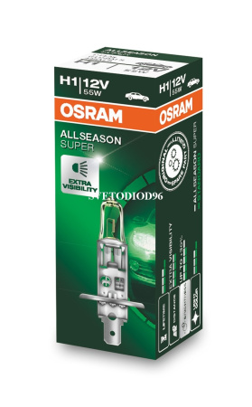 64150ALS ЛАМПА H1 12V 55W P14.5s В/П + 30% (1 шт)   OSRAM