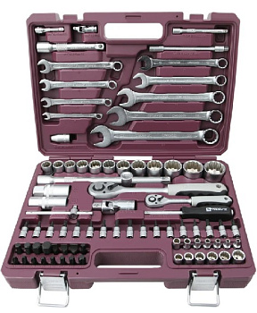 Набор инструмента универсальный 1/4", 1/2"DR, 82 предмета TS082