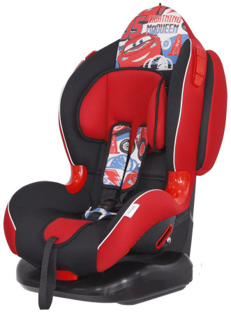 Удерживающее устройство для детей Siger серия Disney, Кокон ISOFIX, гр. I/II, Тачки спидометр крас