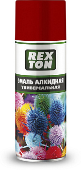 RT-100.40 Эмаль алкидная универсальная REXTON, красная, аэрозоль 520 мл