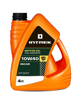 10w40 SN CF синтетика INCAR INTREK 4 л