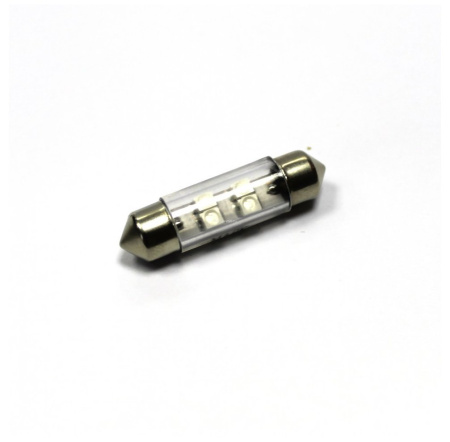 Светодиод 12V АС-4 BLUE FE-T11 * 36 S8.5 4SMD (10 шт)    МАЯК