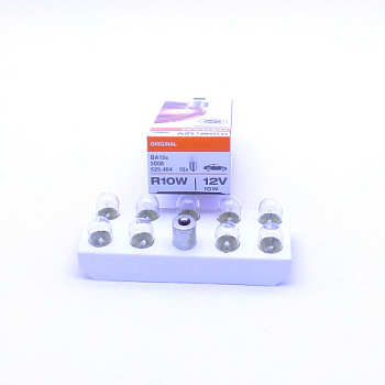 5008 ЛАМПА R10W 12V 10W BA15s OSRAM (10 шт)