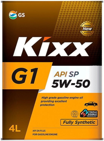 KIXX Synthetic G1 5w50 SP бензин  4 л (масло синтетическое)